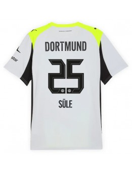 Billige Borussia Dortmund Niklas Sule #25 Bortedrakt 2025-26 Kortermet